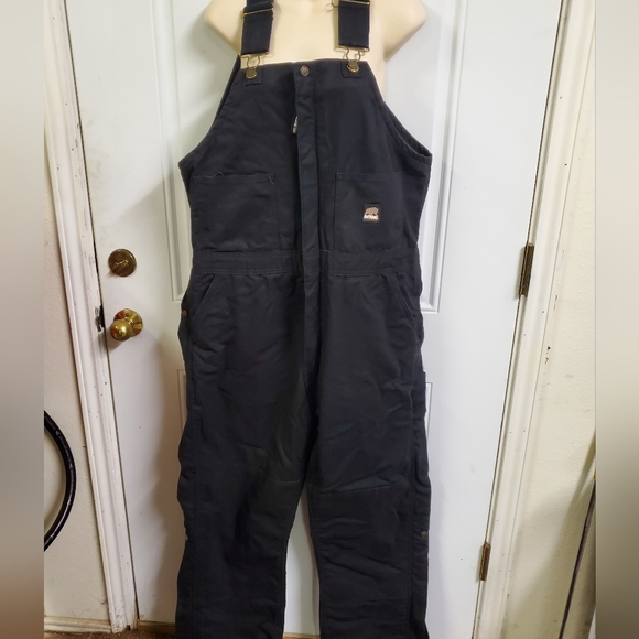 Berne Women's tall Softstone Duck Insulated Bib Overall size L - Picture 8 of 8